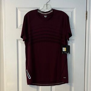 Hind Men's Burgundy Short Sleeve Tee